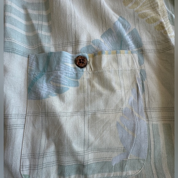 Island Republic Hawaiian Shirt Men's Size Large Silk Rayon Blend Pocket‎ - Picture 6 of 7